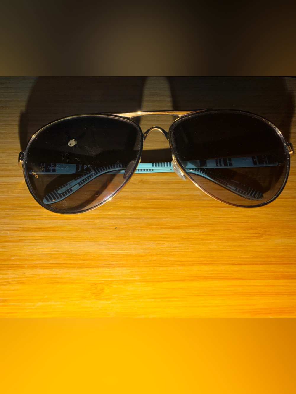 Panama Jack Gold Frame Aviator Sunglasses